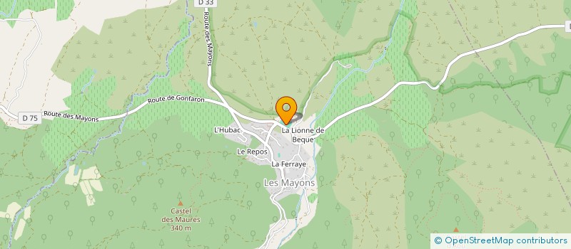 localisation de l'entreprise IRD  LE LUC