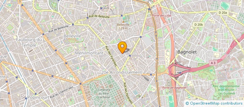 localisation de l'entreprise IRD  PARIS