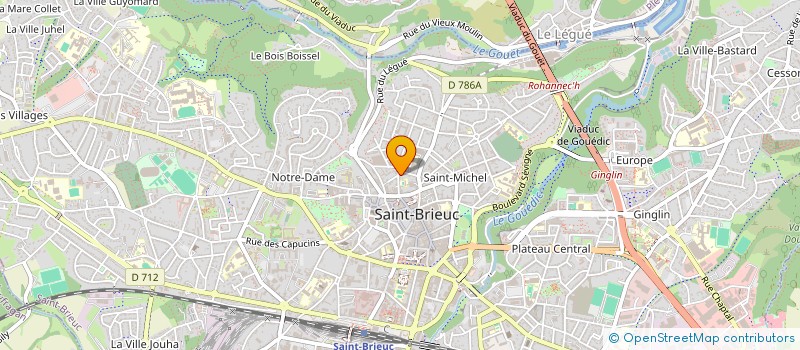 localisation de l'entreprise IRD BRETAGNE à SAINT-BRIEUC