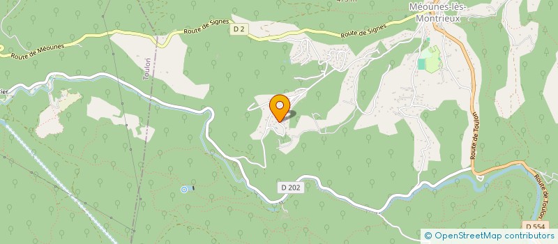 localisation de l'entreprise IRD ELECTRICITE  MEOUNES-LES-MONTRIEUX