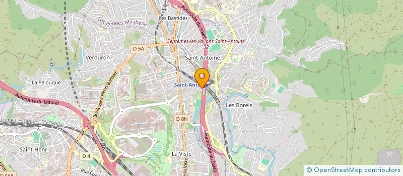 localisation de l'entreprise IRD PROVENCE ELECTRICITE à MARSEILLE