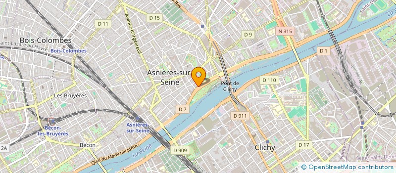 localisation de l'entreprise IRDF à ASNIERES-SUR-SEINE