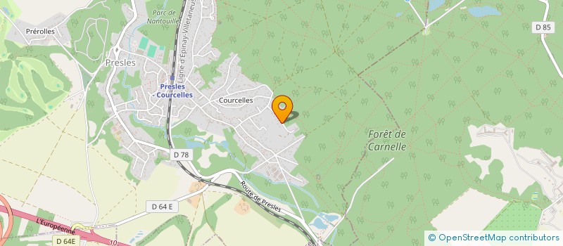 localisation de l'entreprise IREAL  PRESLES