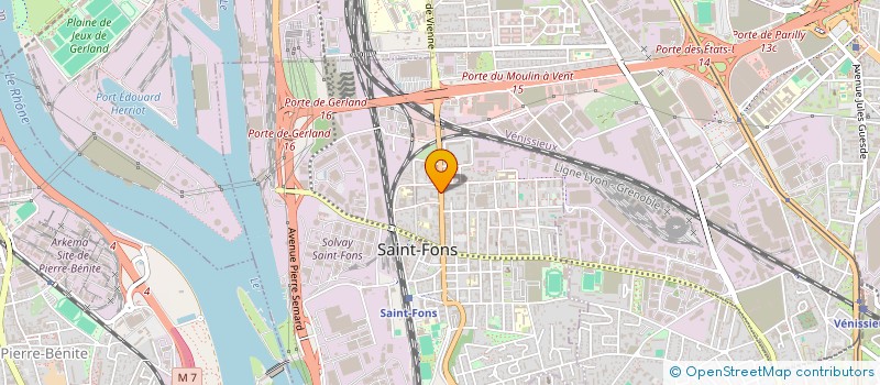 localisation de l'entreprise IREBAT  SAINT-FONS