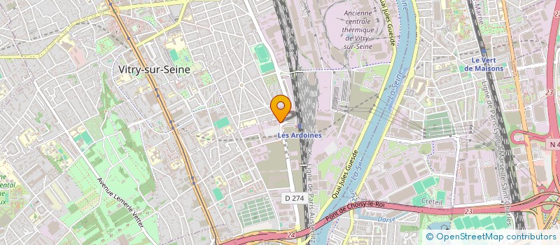 localisation de l'entreprise IRECLA SARL à VITRY-SUR-SEINE