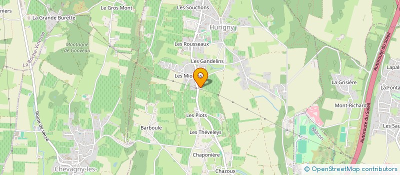 localisation de l'entreprise IRELAX à HURIGNY