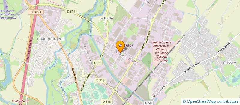 localisation de l'entreprise IRELEM à CHALON-SUR-SAONE