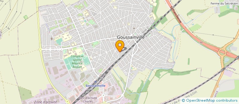 localisation de l'entreprise IREM à GOUSSAINVILLE