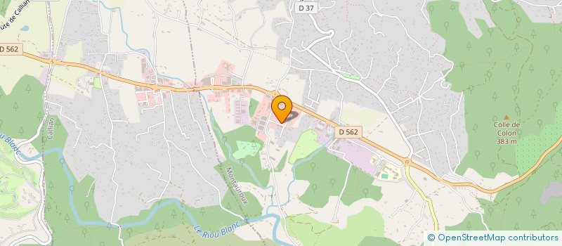 localisation de l'entreprise IREM à MONTAUROUX
