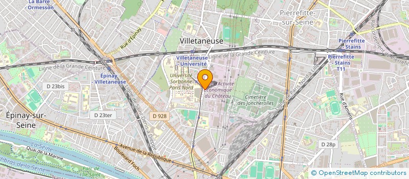 localisation de l'entreprise IREM BATIMENT à VILLETANEUSE