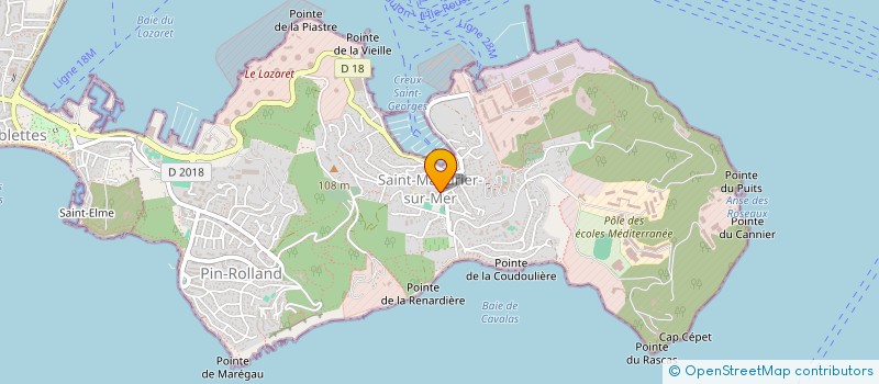 localisation de l'entreprise IREMIA  SAINT-MANDRIER-SUR-MER