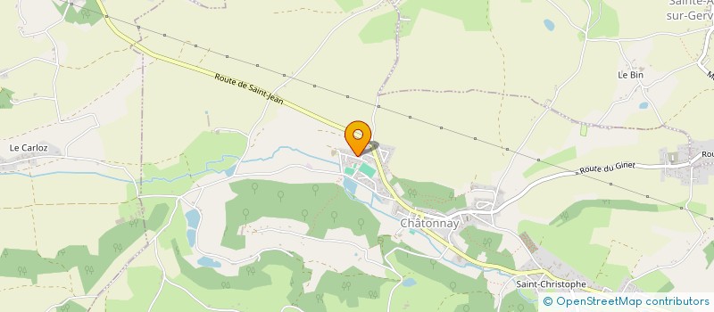 localisation de l'entreprise IREMIA TPE  CHATONNAY