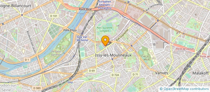 localisation de l'entreprise IREMOS à ISSY-LES-MOULINEAUX