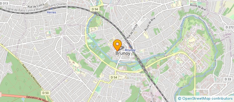 localisation de l'entreprise IREMVYS à BRUNOY
