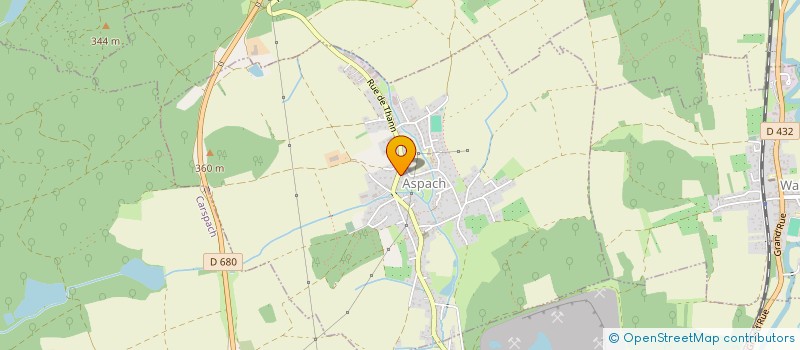 localisation de l'entreprise IRENE  ASPACH