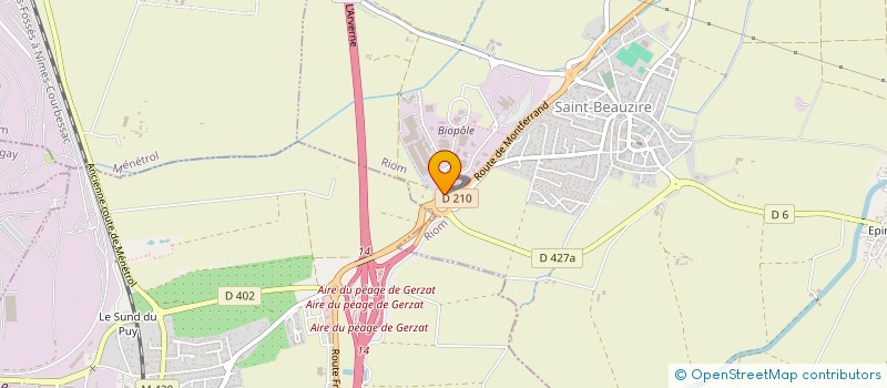 localisation de l'entreprise IRENE à SAINT-BEAUZIRE
