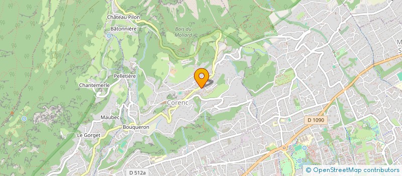 localisation de l'entreprise IRENE BESSOVI & CO  CORENC