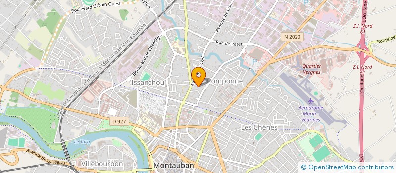 localisation de l'entreprise IRENE INVEST  MONTAUBAN