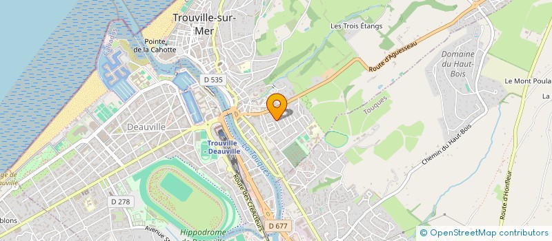 localisation de l'entreprise IRENIRIS à TROUVILLE-SUR-MER