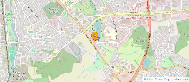 localisation de l'entreprise IRENTIT à METZ
