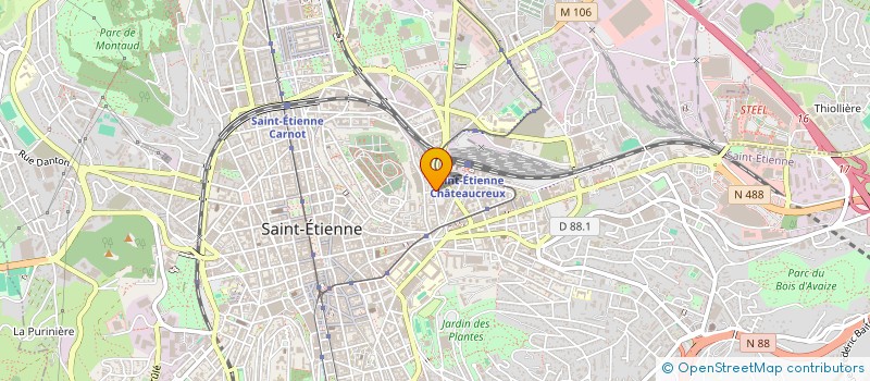 localisation de l'entreprise IRES à SAINT-ETIENNE