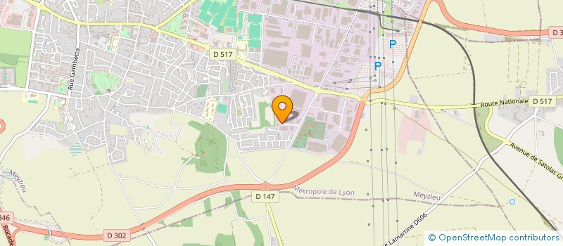 localisation de l'entreprise IRESTAL INOX à MEYZIEU