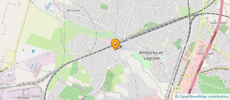 localisation de l'entreprise IREVA  AMBARES-ET-LAGRAVE