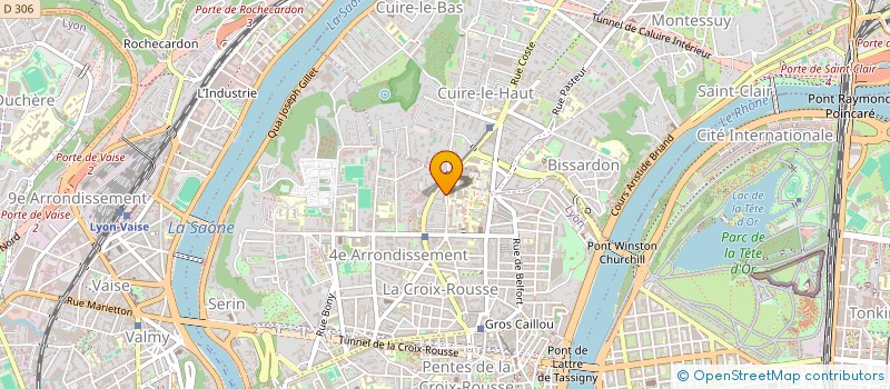 localisation de l'entreprise IRFA à LYON 4EME