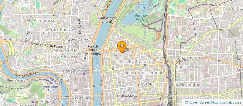 localisation de l'entreprise IRFA BOURGOGNE FRANCHE-COMTE  LYON