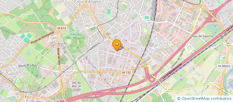 localisation de l'entreprise IRFA SUD à MONTPELLIER