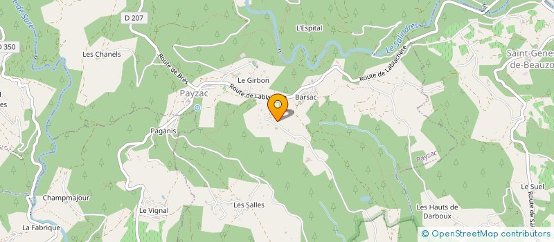 localisation de l'entreprise IRFAN  PAYZAC