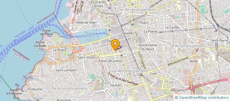 localisation de l'entreprise IRFOCOP INSTITUT DE RECHERCHE DE FORMATION ET DE CONSEIL PROFESSIONNEL à MARSEILLE