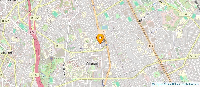 localisation de l'entreprise IRFP à VILLEJUIF