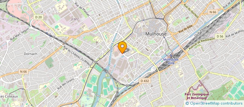 localisation de l'entreprise IRH ENGINEERING  MULHOUSE