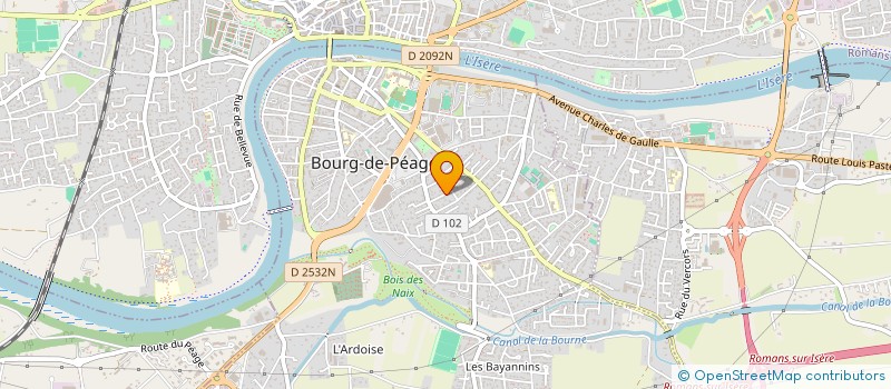 localisation de l'entreprise IRI  BOURG-DE-PEAGE