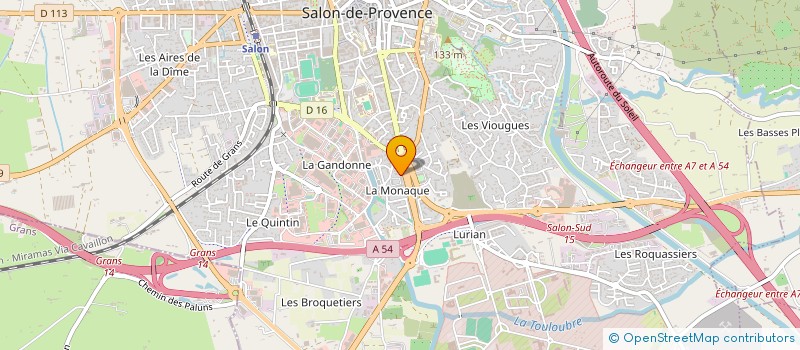 localisation de l'entreprise IRI FRUITS  CAVAILLON