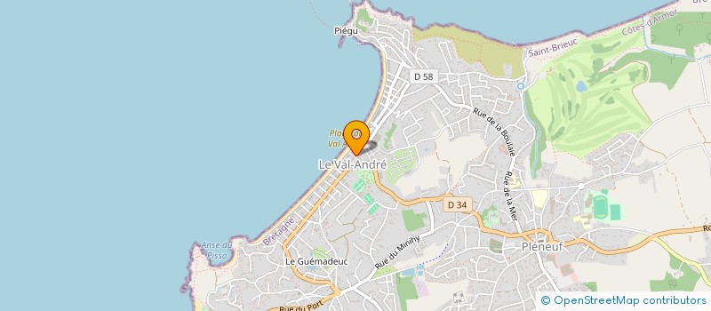 localisation de l'entreprise IRIA  PLENEUF-VAL-ANDRE