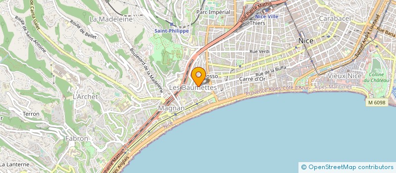 localisation de l'entreprise IRIA à NICE