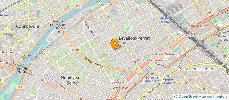 localisation de l'entreprise IRIADE à LEVALLOIS-PERRET