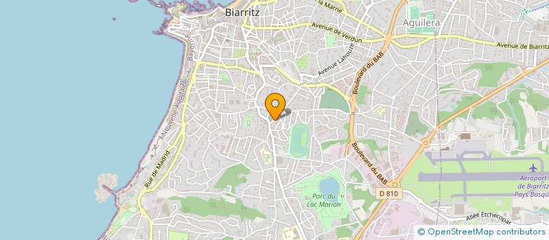 localisation de l'entreprise IRIART & LAUGA ASSOCIES à BIARRITZ