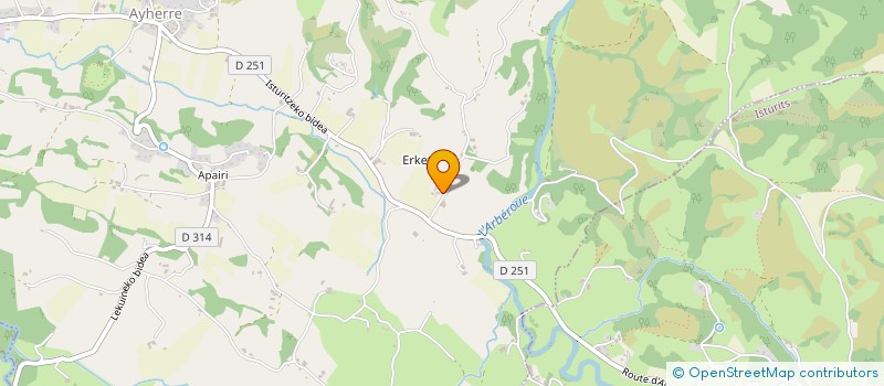 localisation de l'entreprise IRIBARREN  AYHERRE