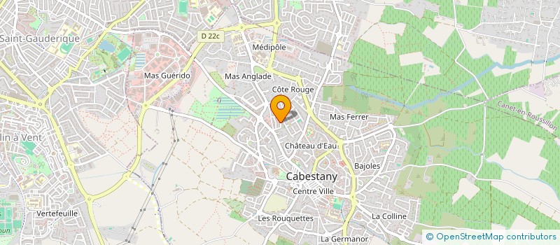 localisation de l'entreprise IRIBE 66  CABESTANY