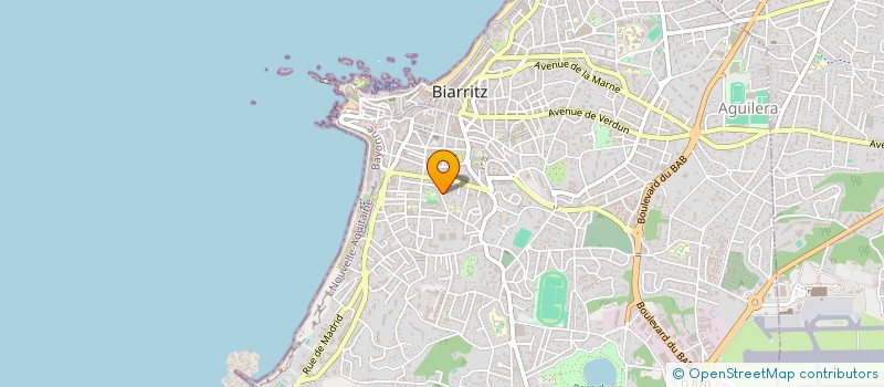 localisation de l'entreprise IRICE  BIARRITZ