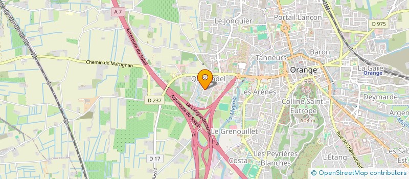 localisation de l'entreprise IRIDEA  ORANGE