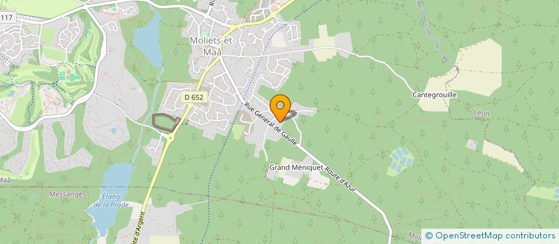 localisation de l'entreprise IRIDESCENCE BIJOUX  MOLIETS-ET-MAA