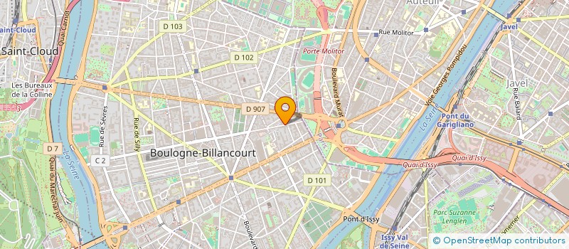 localisation de l'entreprise IRIDIS à BOULOGNE BILLANCOURT