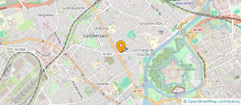 localisation de l'entreprise IRIDIUM à LAMBERSART
