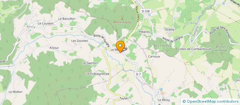 localisation de l'entreprise IRIMI  ANCY