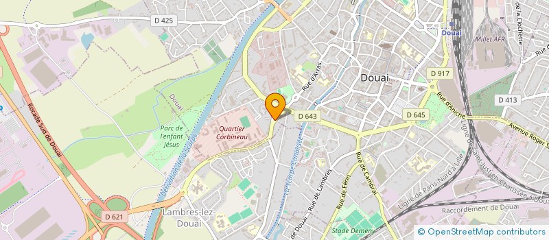 localisation de l'entreprise IRIMMO à DOUAI