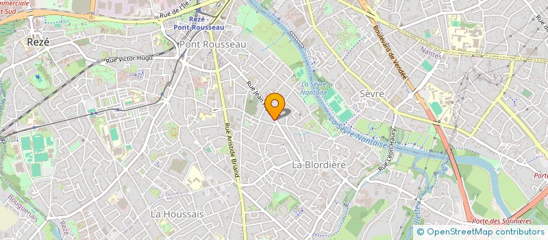 localisation de l'entreprise IRIMMOBILIER à REZE
